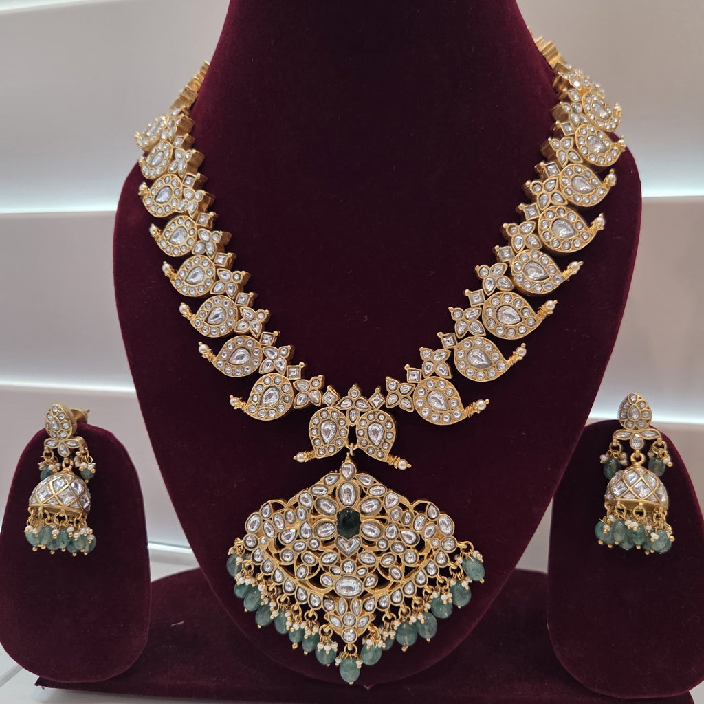 Two-in-One Jadau Kundan Mango Haaram